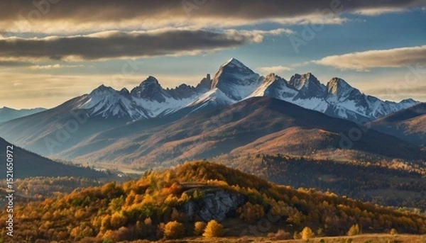 Obraz mountain landscape in the morning