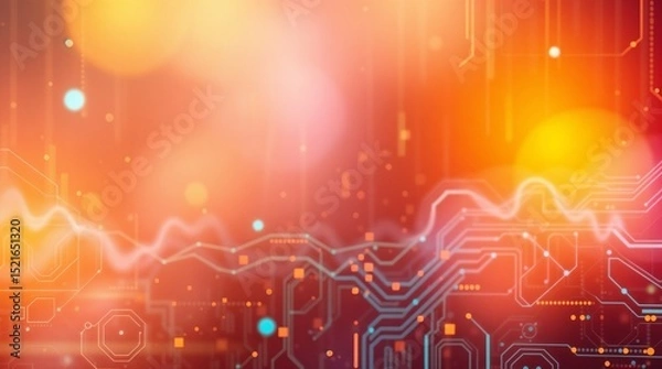 Fototapeta abstract futuristic data computer technology business background