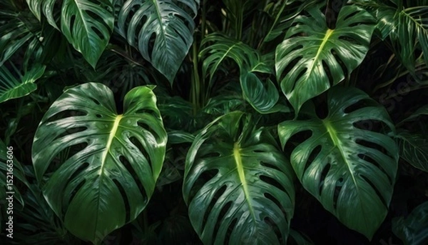 Obraz palm tree leaves