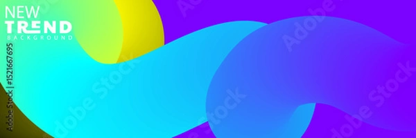 Obraz gradient background pink purple waves 3d rendering abstract lines soft lighting futuristic, 4K Landing Page Template - Abstract dynamic, modern, futuristic, multi colored, simple for website template 