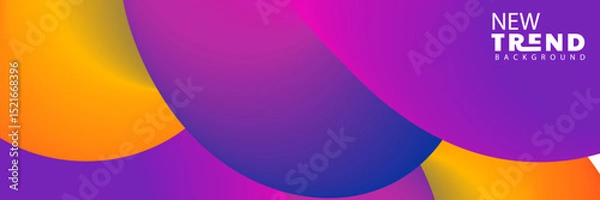 Obraz gradient background pink purple waves 3d rendering abstract lines soft lighting futuristic, 4K Landing Page Template - Abstract dynamic, modern, futuristic, multi colored, simple for website template 