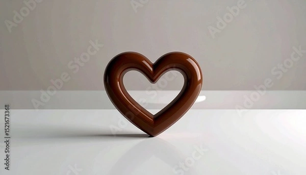 Obraz heart shaped chocolate