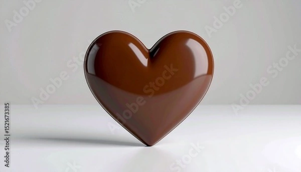 Obraz heart shaped chocolate
