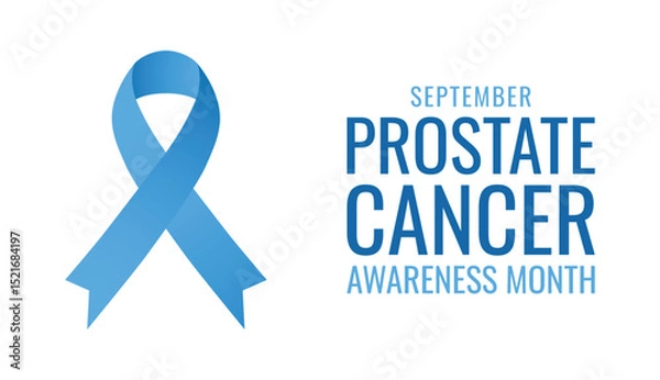 Obraz Prostate Cancer Awareness Month, observed in September, highlights the importance of early detection and screening for prostate cancer, the most common non-skin cancer diagnosed in men
