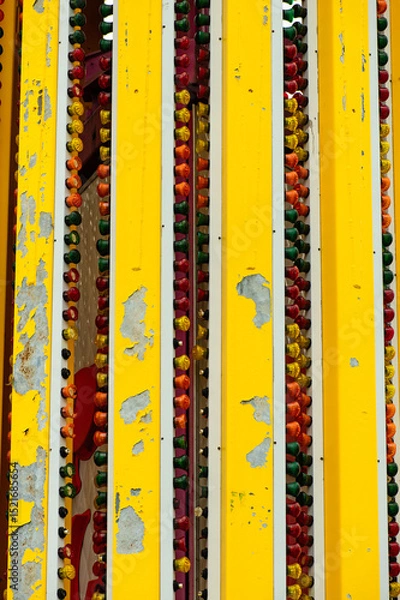 Obraz Close-up of an Old Roller Coaster Ride 