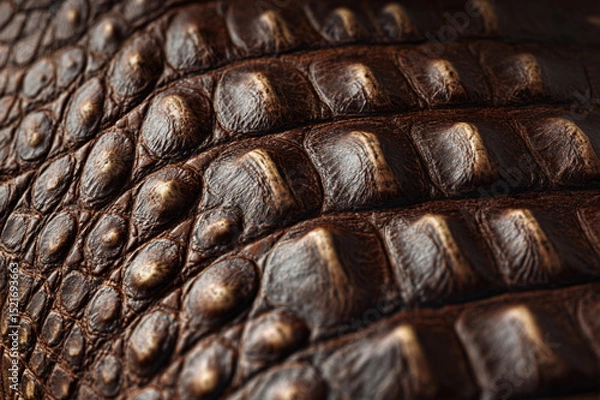 Fototapeta Crocodile Leather Texture Close-Up
Reptile Skin Pattern Macro Shot