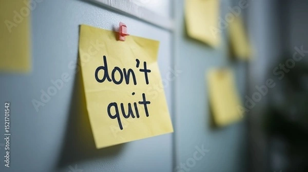 Fototapeta Typography-centered layout designed for motivation, clarity, and internal strength, perfect for posters and digital encouragement tools.