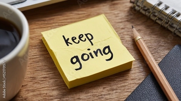 Fototapeta Typography-centered layout designed for motivation, clarity, and internal strength, perfect for posters and digital encouragement tools.