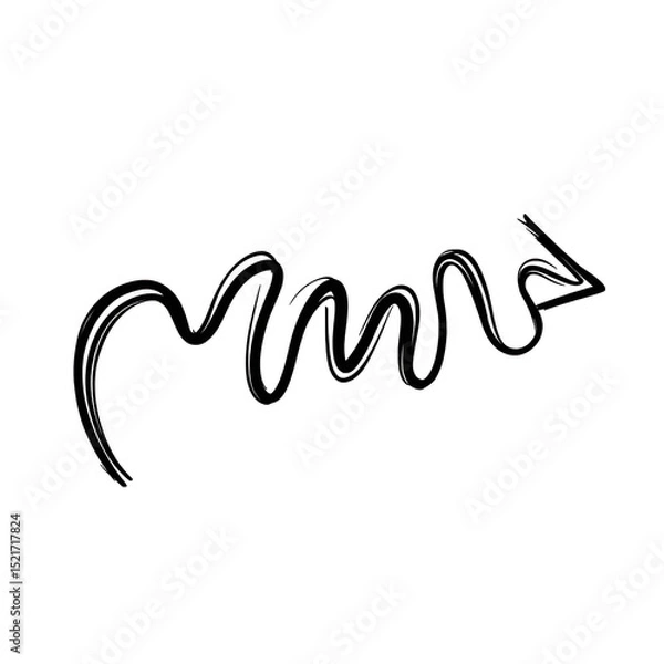 Obraz Abstract swirling design with glittery accents