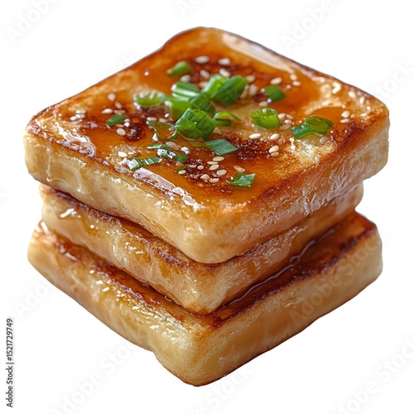 Fototapeta Kaya toast isolated on transparent background