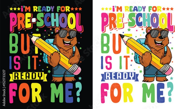 Obraz I'M Ready For Pre-School But Is It Ready For Me