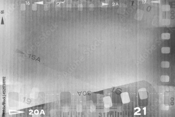 Obraz Film negatives grey background