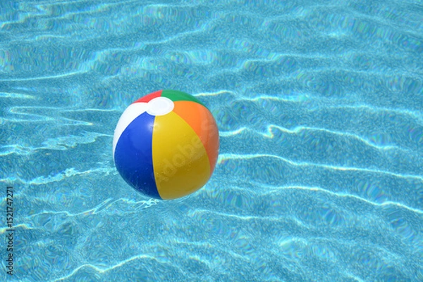 Fototapeta floating pool ball