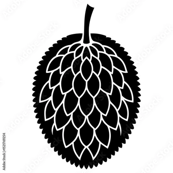 Fototapeta vector illustration of a pineapple