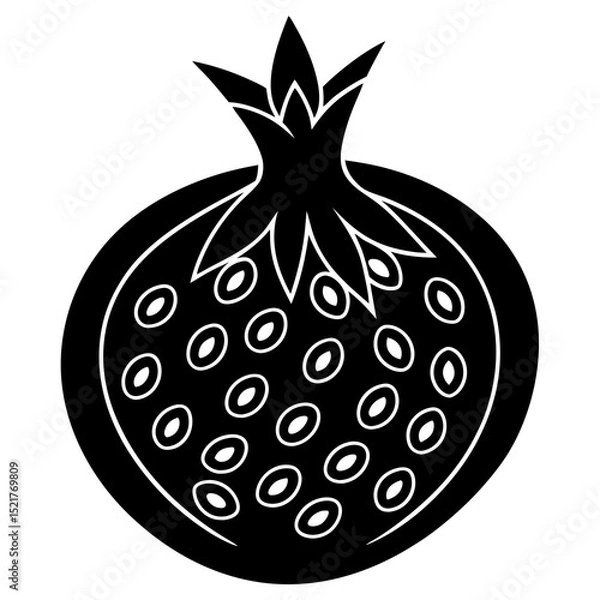 Fototapeta vector image of an apple