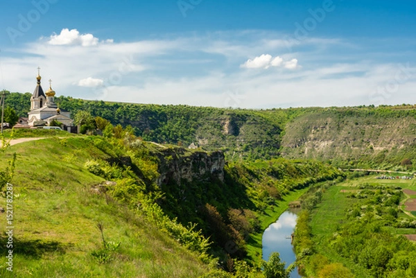 Obraz The Orheiul Vechi Monastery in the Butuceni countryside,  Moldova