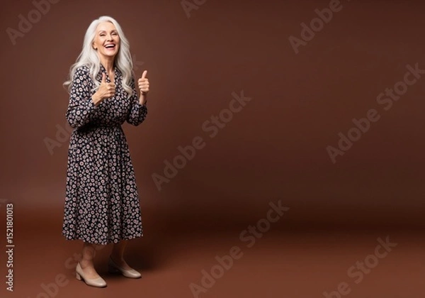 Obraz Une femme épanouie et positive