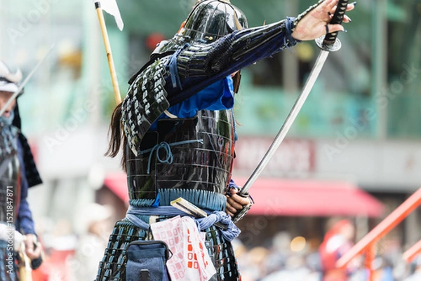 Obraz 日本の祭り仙台青葉まつり　時代絵巻武者隊巡行