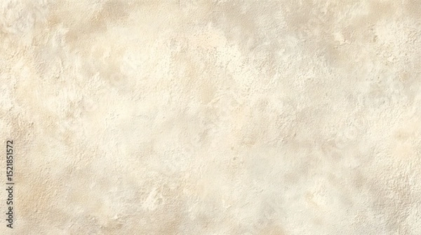 Fototapeta Light beige textured wall with subtle natural variations and gentle roughness creating a minimalist and organic background surface