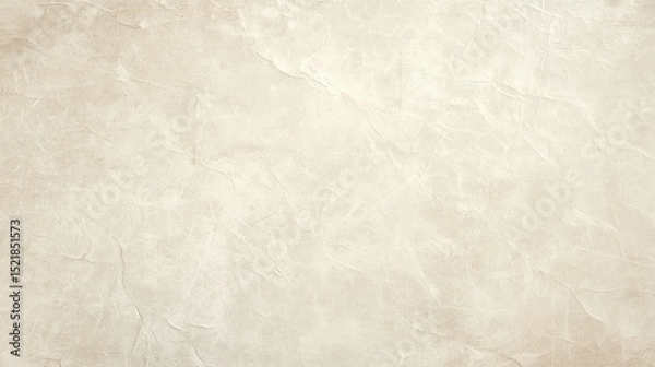 Fototapeta Crumpled beige paper texture with natural wrinkles and subtle aging effects creating an organic, vintage background perfect for artistic and design projects
