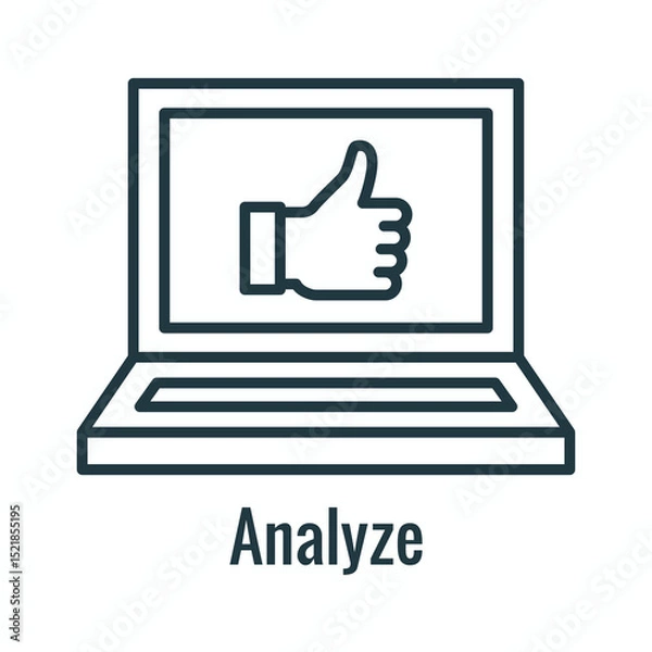 Fototapeta Analyze Concept for Plan Do Check Act Business Strategy  - Continuous Improvement PDCA