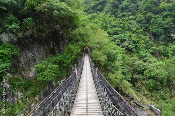 Obraz long suspended bridge