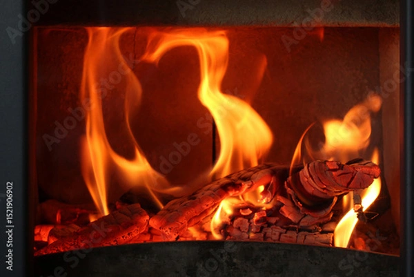 Obraz Kaminfeuer