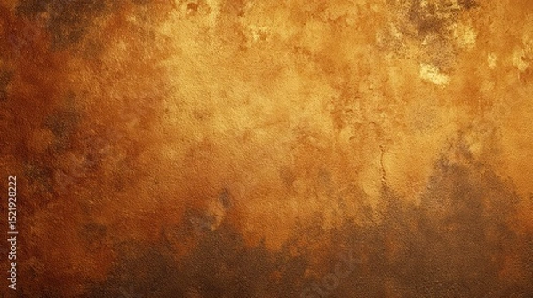 Fototapeta Vibrant Textured Wall with Rich Gold Finish High-Resolution Background Texture