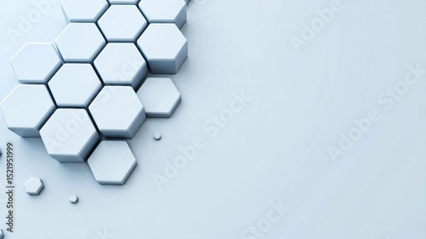 Fototapeta Abstract Hexagon Pattern