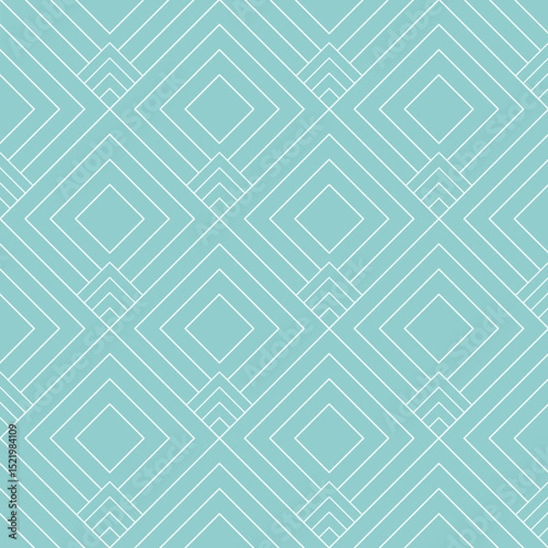 Obraz Square line vector pattern.green color wallpaper