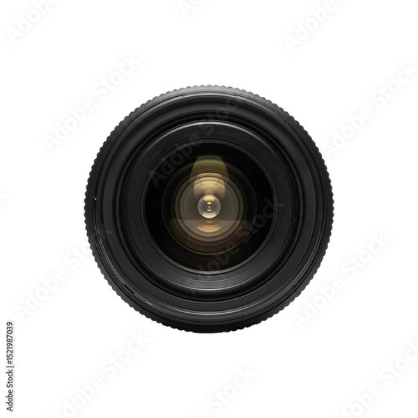 Fototapeta Camera lens viewed directly from the front