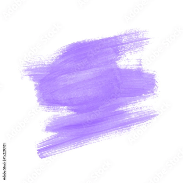 Obraz Vector hand painted dry brush style stain. Colorful painted stroke.