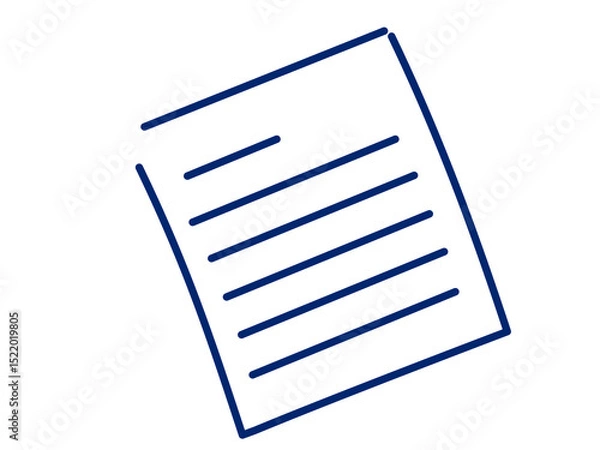 Fototapeta Simple note Vector Illustration/flat design,