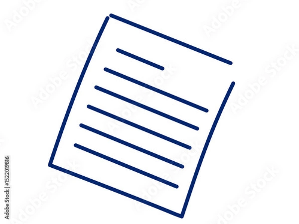 Fototapeta Simple note Vector Illustration/flat design,