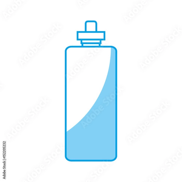 Obraz water bottle icon over white background. vector illustration