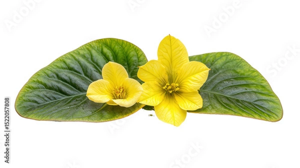 Fototapeta Amazon endemic Luehea seemannii flower Transparent background, PNG