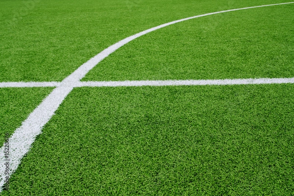 Obraz Fußball Rasen-Kreise 4