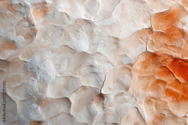 Fototapeta Aerial view of the Sahara Desert, with endless dunes creating a mesmerizing pattern