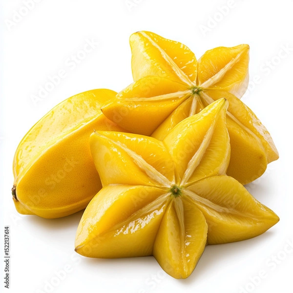 Obraz star fruit isolated on white background