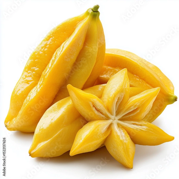 Obraz star fruit isolated on white background
