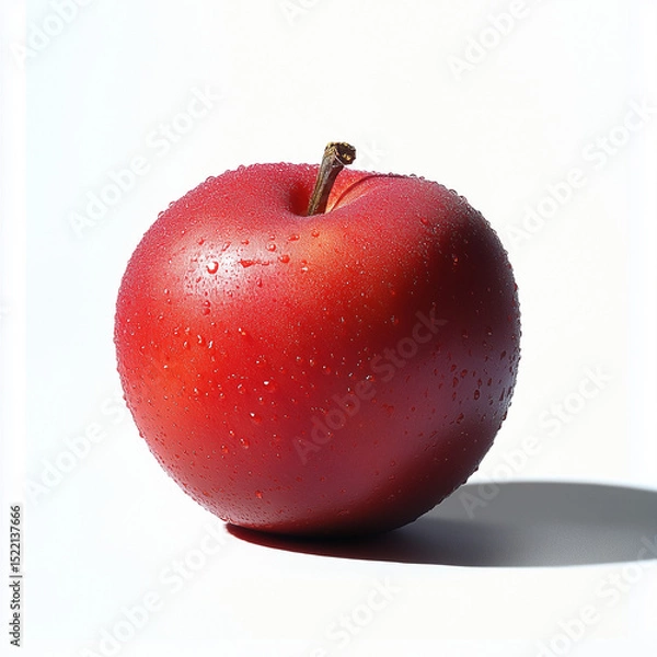 Obraz red apple isolated on white background