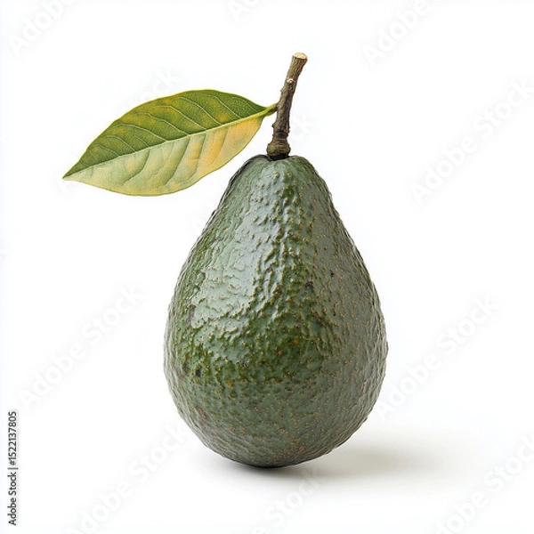 Obraz avocado on white background