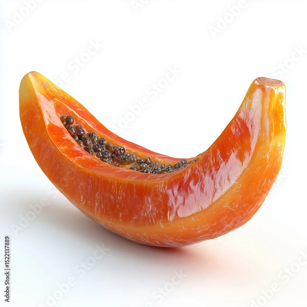 Obraz papaya  isolated on white background