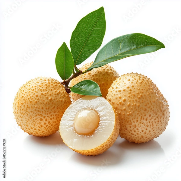 Obraz longan  isolated on white background