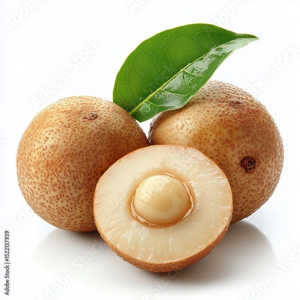 Obraz longan  isolated on white background