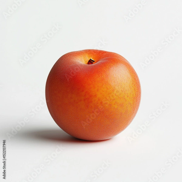 Obraz peach on white background