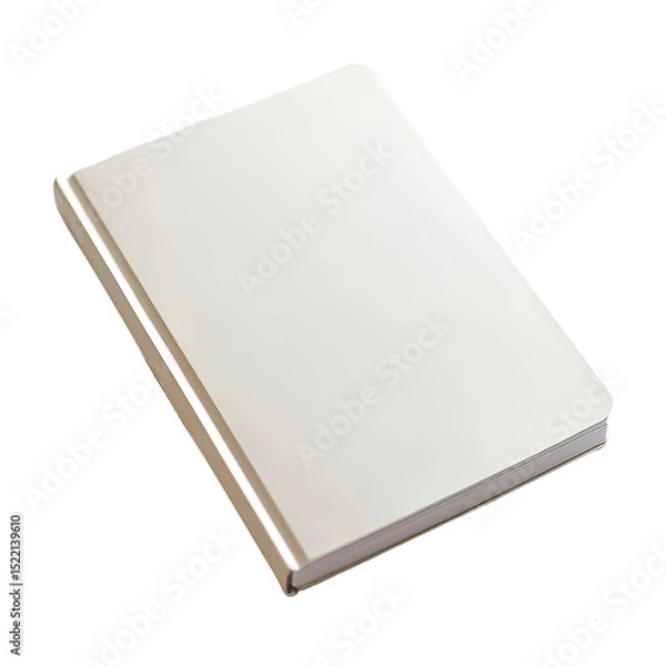 Fototapeta A simple, elegant notebook, ready to capture thoughts, ideas, and inspiration on its clean, crisp pages. A symbol of organization and potential.