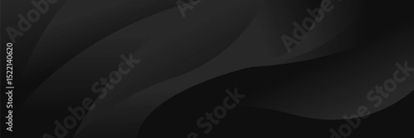 Fototapeta Abstract pattern black geometric banner design background.