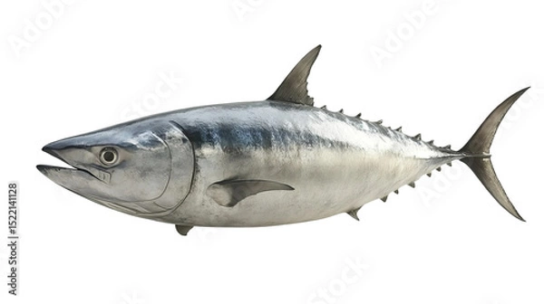 Fototapeta A captivating image of a sleek tuna, captured in exquisite detail. Showcasing the aquatic world in vibrant style.