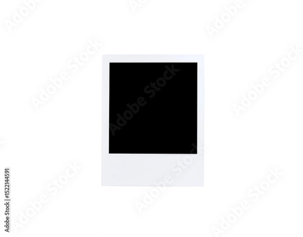 Fototapeta Classic White Polaroid Frame with Textured Surface and Rounded Corners